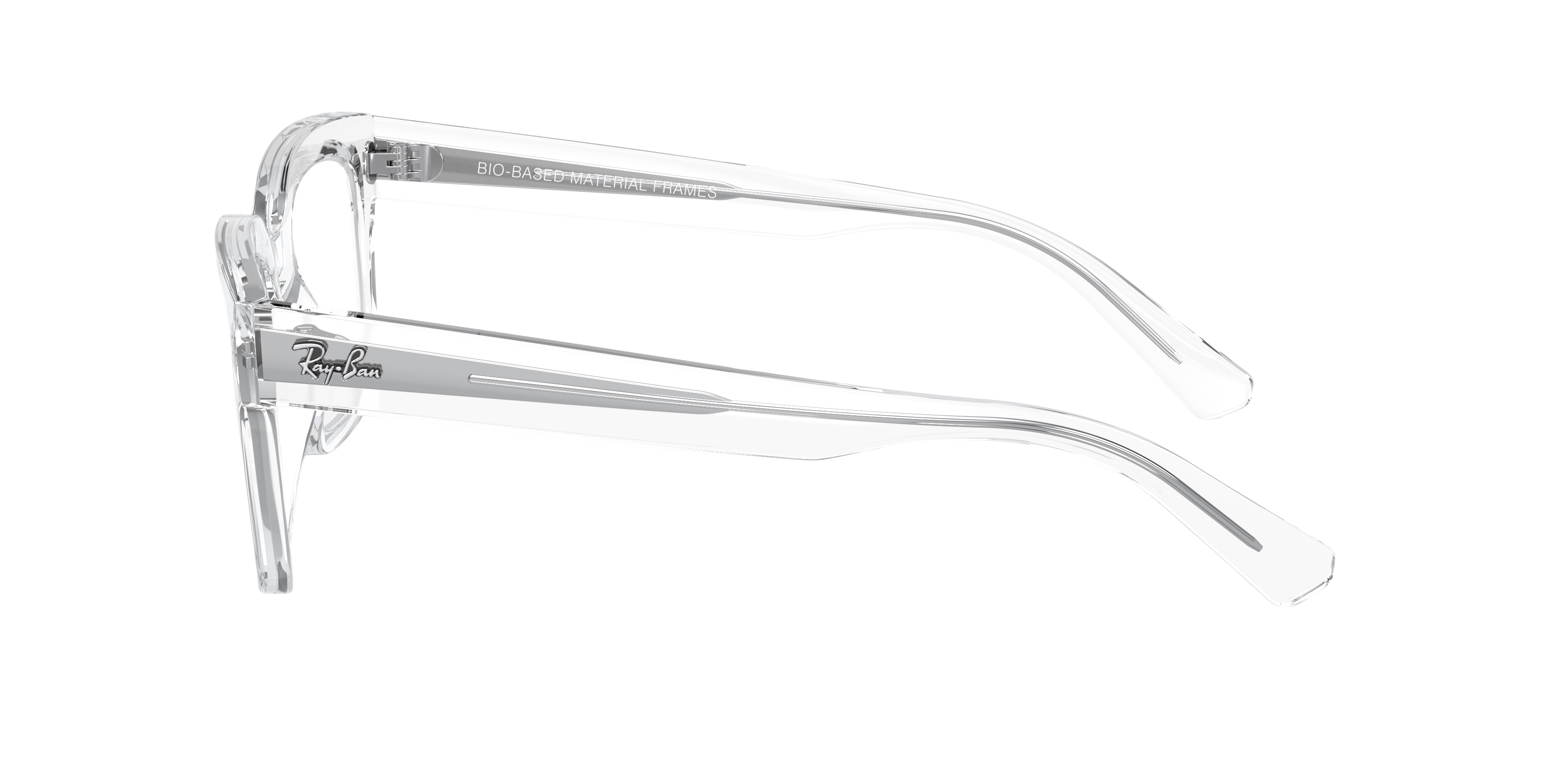 RB7217 Transparant KunststofEyeglass Frames van B24, Zijaanzicht
