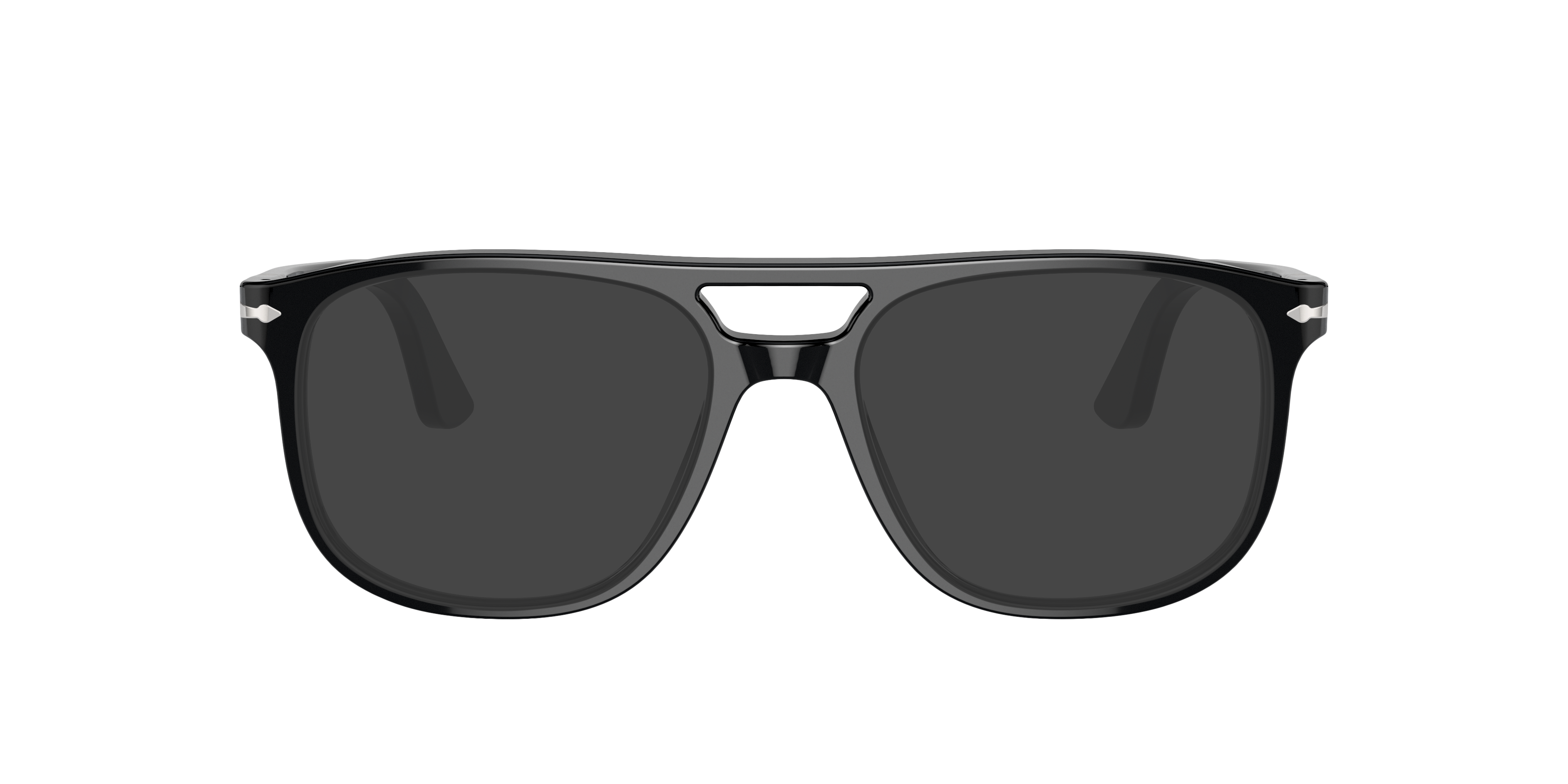 PO3329V Zwart AcetaatEyeglass Frames van B24, met getinte lenzen