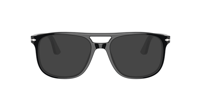 PO3329V Zwart AcetaatEyeglass Frames van B24, met getinte lenzen