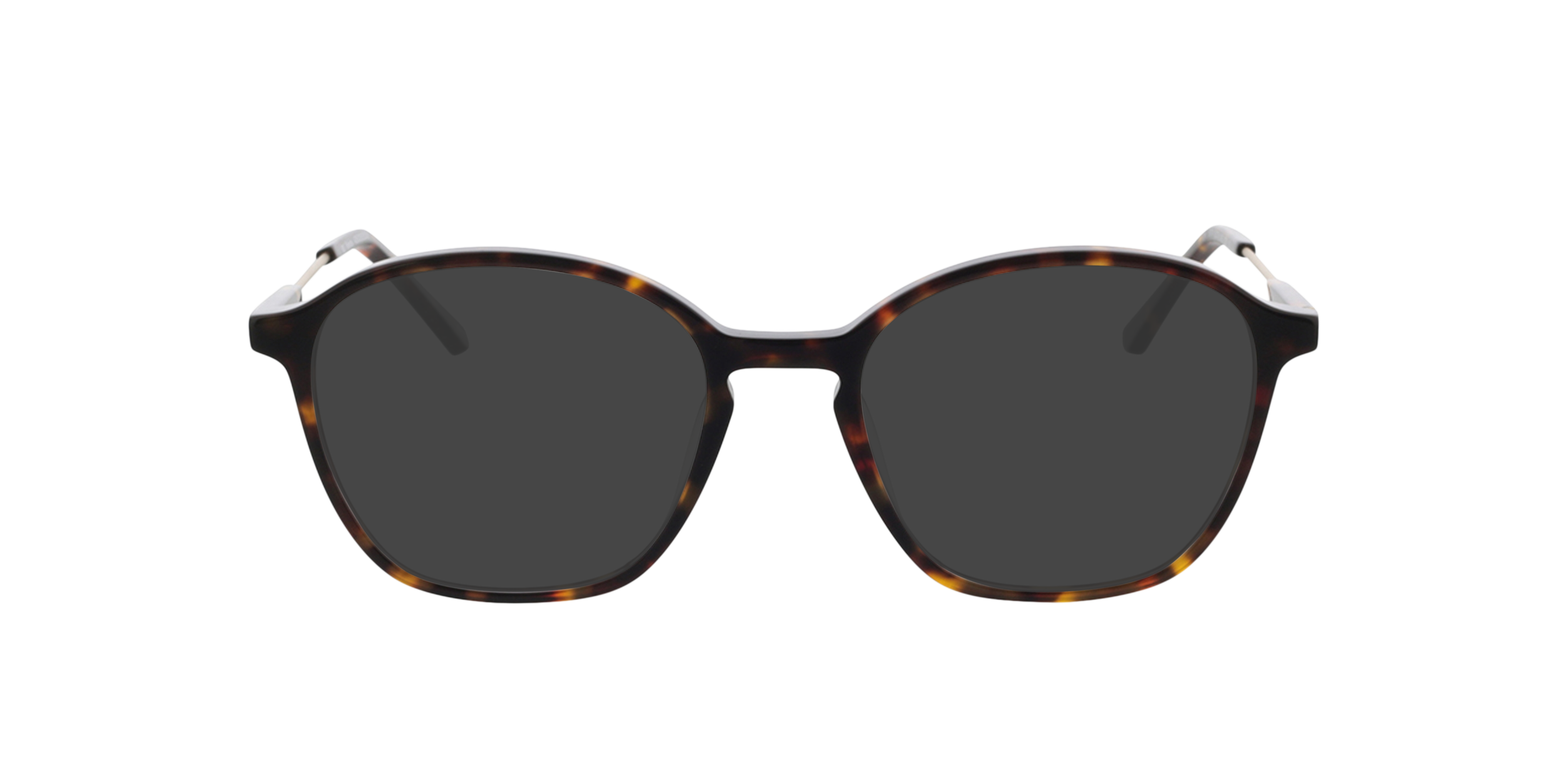 Brenda Havana  &  matgoud AcetaatEyeglass Frames van B24, met getinte lenzen