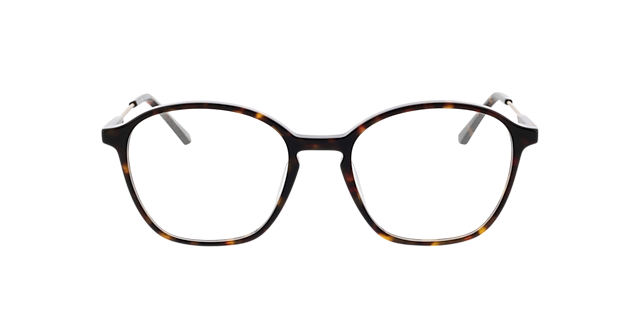 Brenda Havana  &  matgoud AcetaatEyeglass Frames van B24, Vooraanzicht