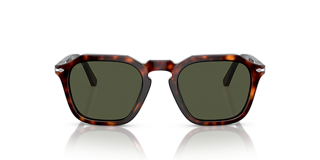PO3292S Havana AcetaatSunglass Frames van B24, Vooraanzicht