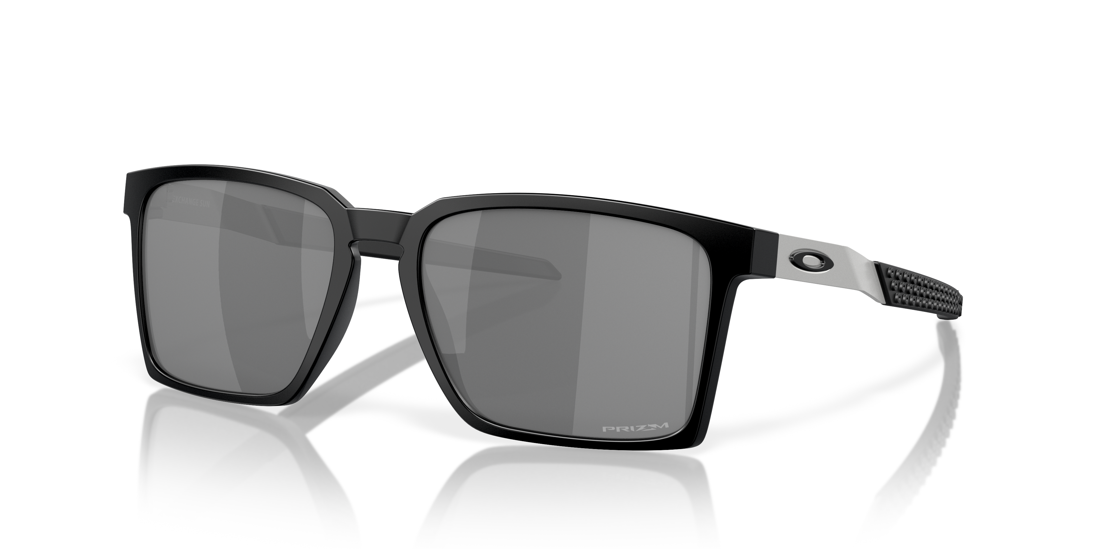 Exchange Sun Schwarz satiniert KunststoffSunglass Frames von B24, Dreiviertelansicht