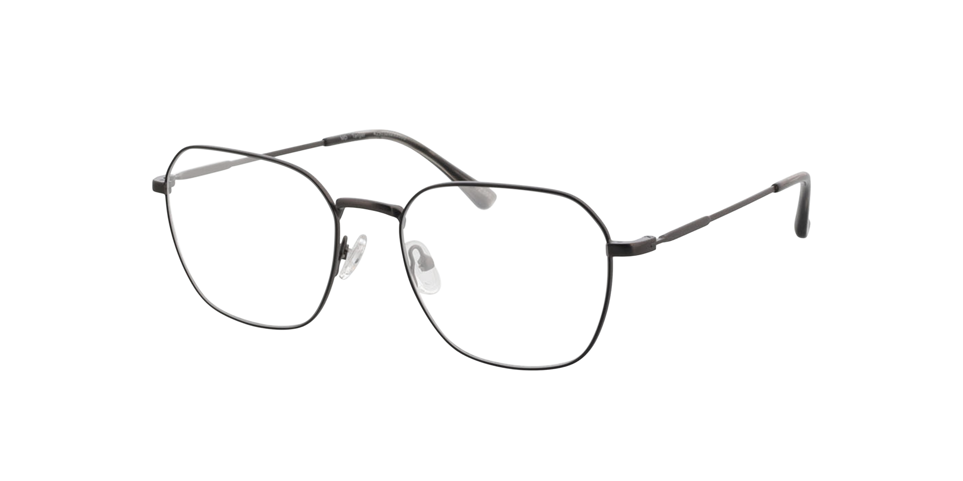 Tanger Matt Gun MetallEyeglass Frames von B24, Dreiviertelansicht