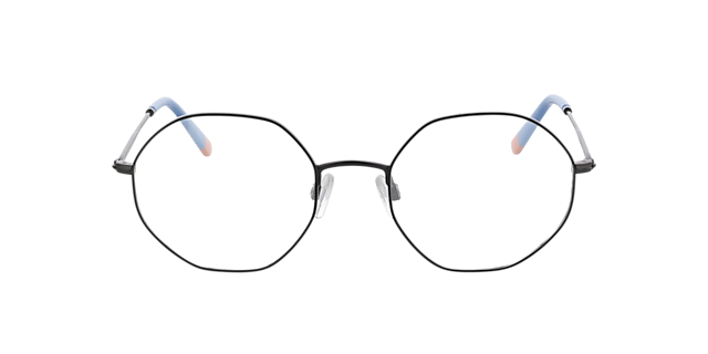 Miami Matgroen & blauw roze pootje MetaalEyeglass Frames van B24, Vooraanzicht