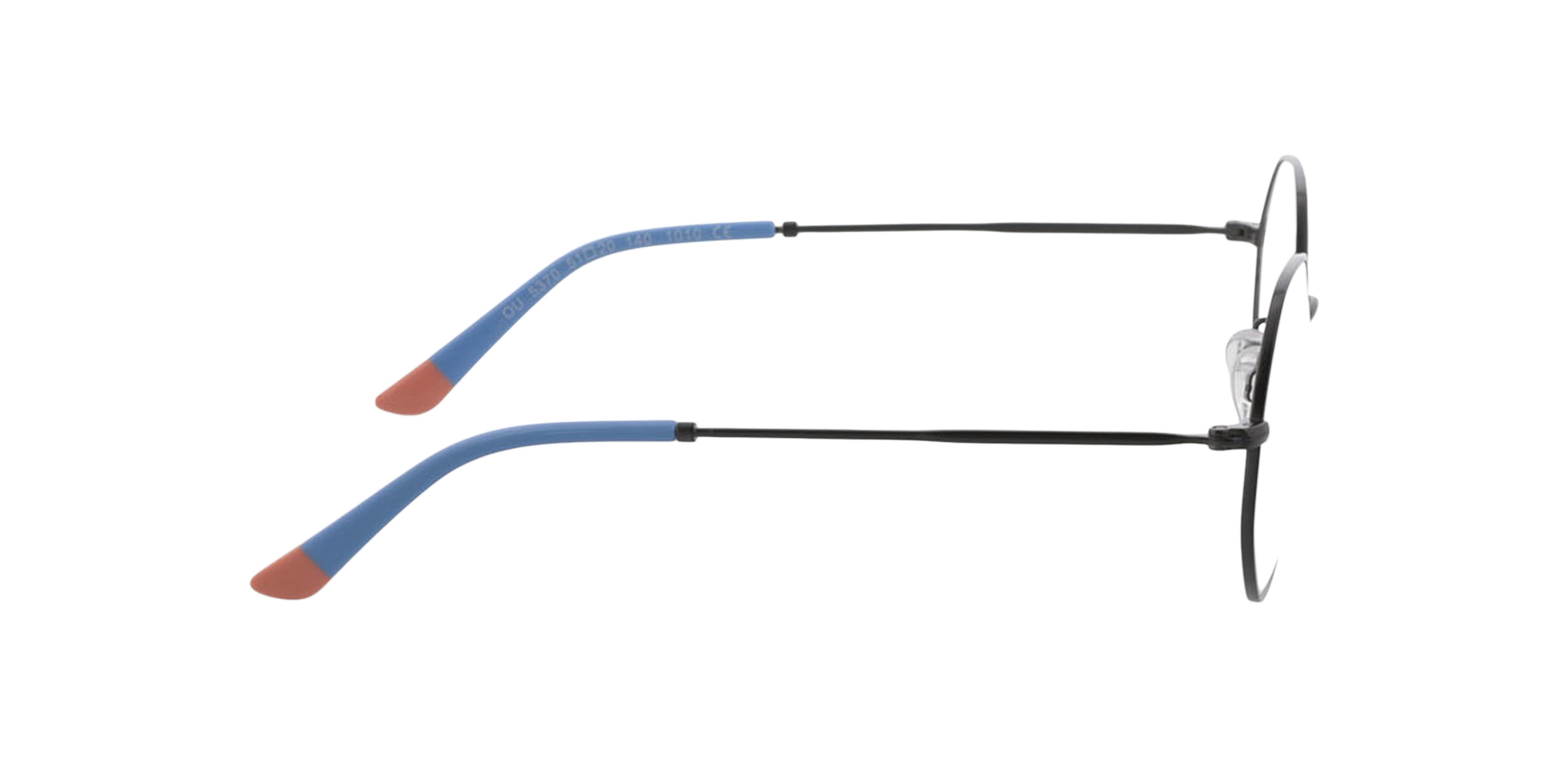 Miami Matgroen  &  blauw roze pootje MetaalEyeglass Frames van B24, Zijaanzicht