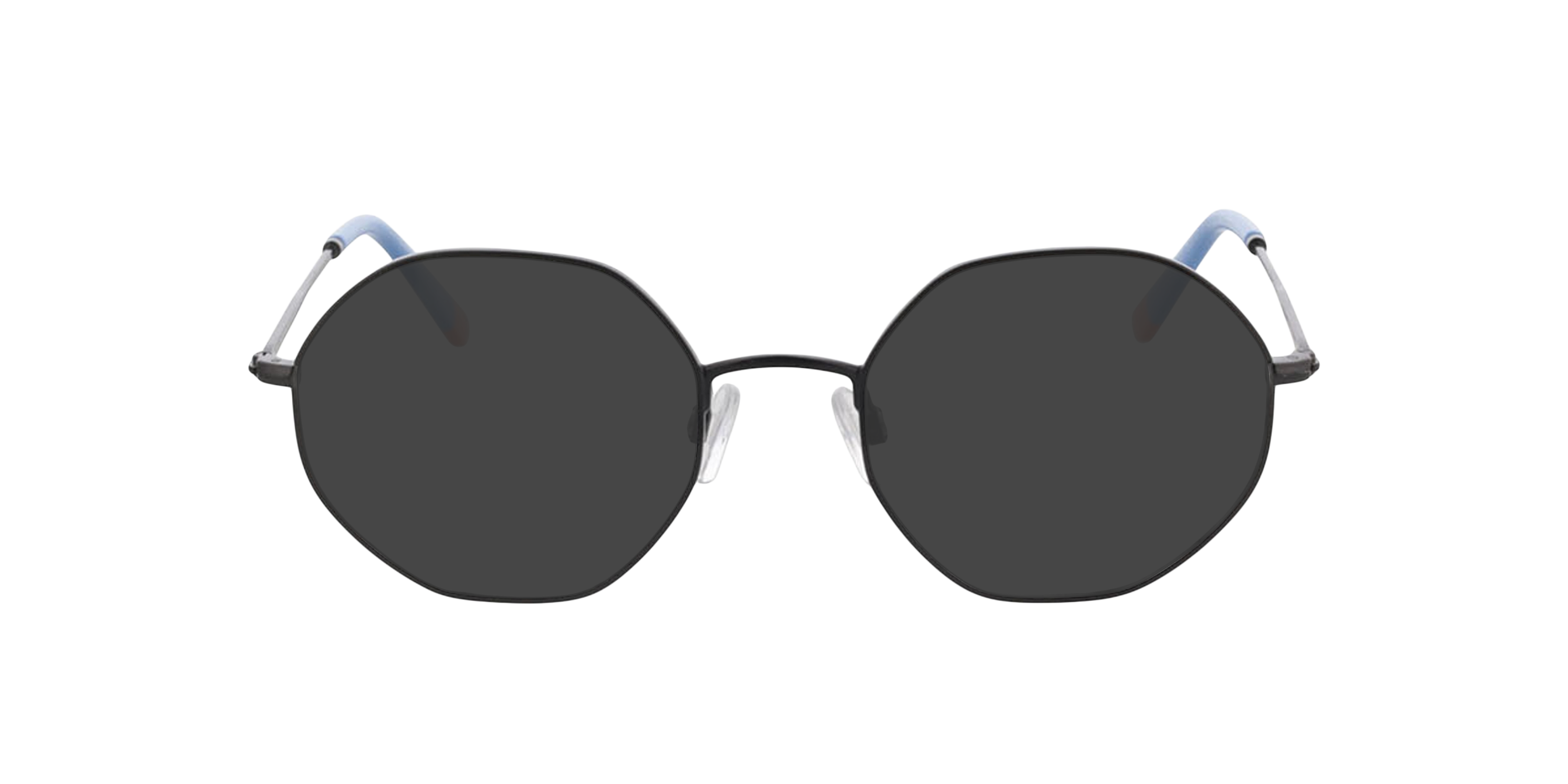 Miami Matgroen  &  blauw roze pootje MetaalEyeglass Frames van B24, met getinte lenzen