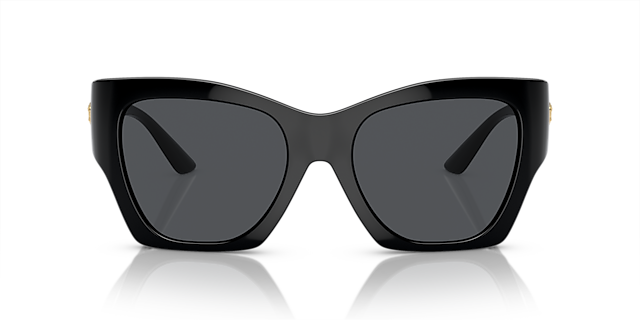 VE4452 Zwart KunststofSunglass Frames van B24, Vooraanzicht