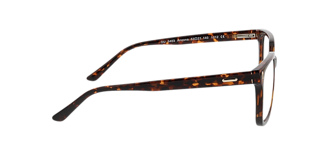 Arizona Havana KunststoffEyeglass Frames von B24, Seitenansicht