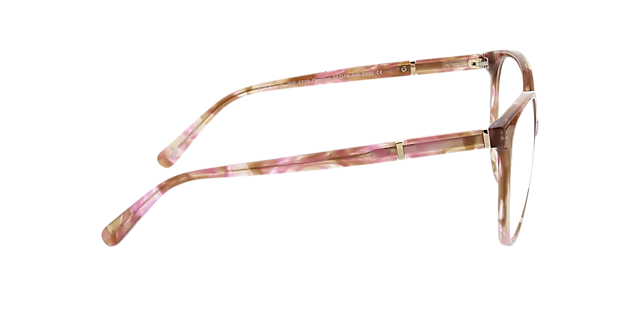 Caroline Pink Havana AcetatEyeglass Frames von B24, Seitenansicht