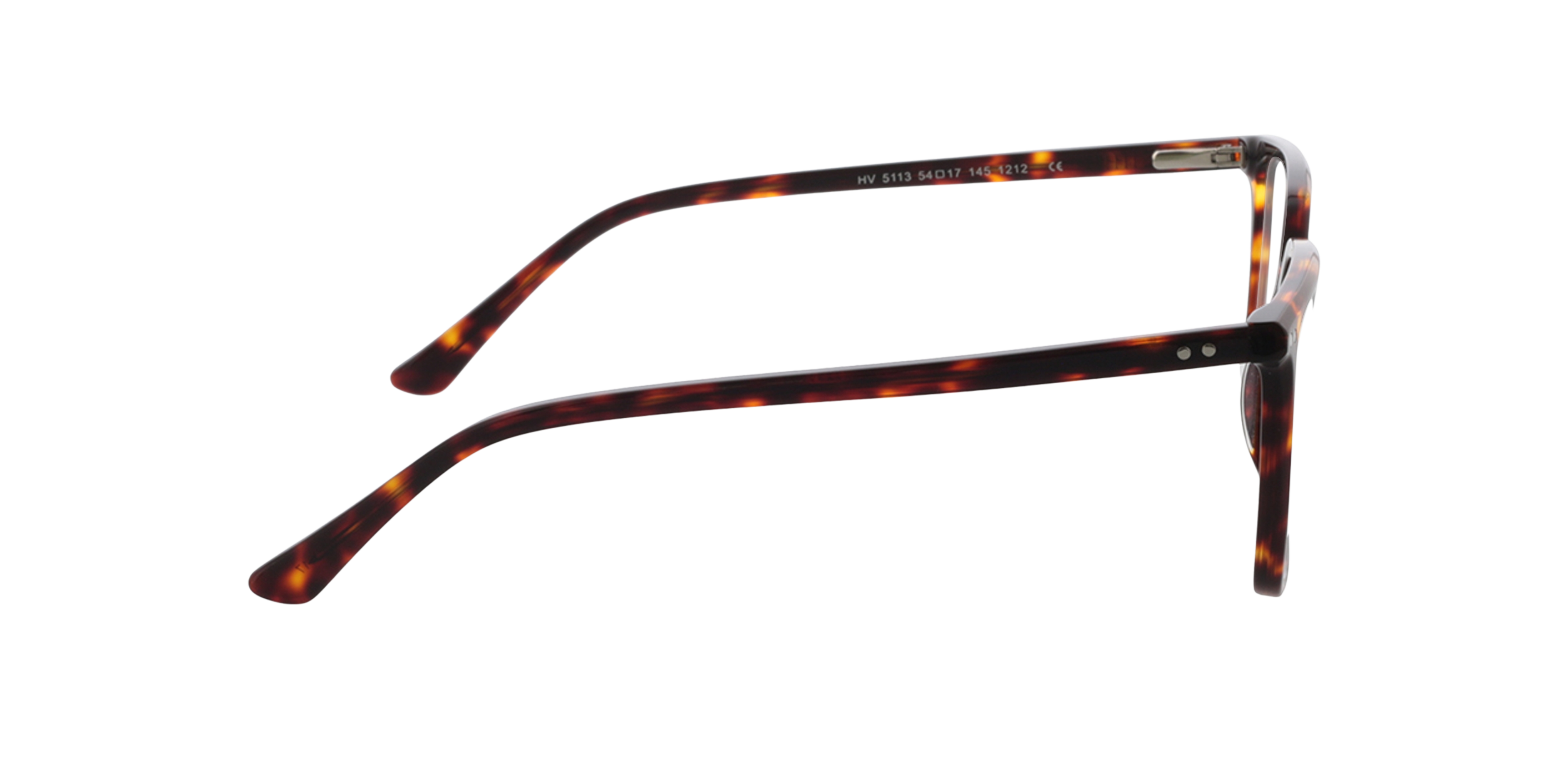 Lewis Gevlekt Havana AcetaatEyeglass Frames van B24, Zijaanzicht