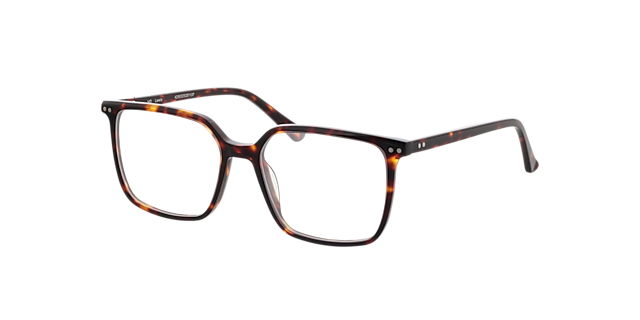 Lewis Gevlekt Havana AcetaatEyeglass Frames van B24, Hoekweergave