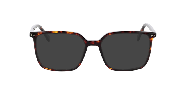 Lewis Gevlekt Havana AcetaatEyeglass Frames van B24, met getinte lenzen