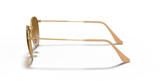 RB3447 Goud MetaalSunglass Frames van B24, Zijaanzicht