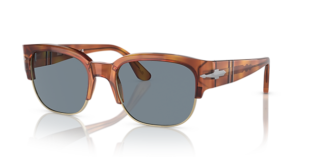 PO3319S Terra Di Siena AcetatSunglass Frames von B24, Dreiviertelansicht