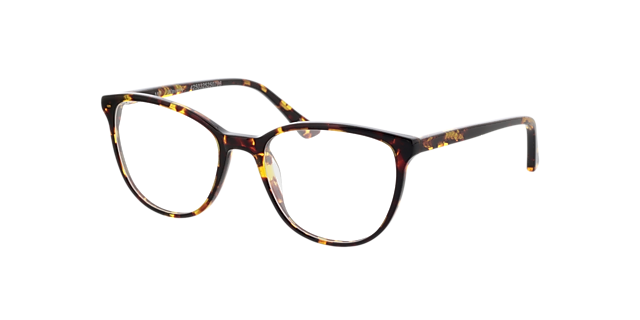 Waverly Havana AcetaatEyeglass Frames van B24, Hoekweergave