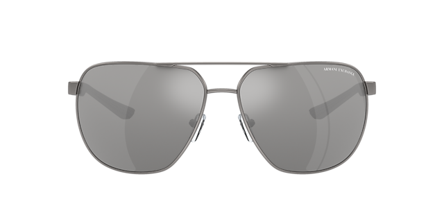 AX2047S Matt Gunmetal MetallSunglass Frames von B24, mit getönten Gläsern