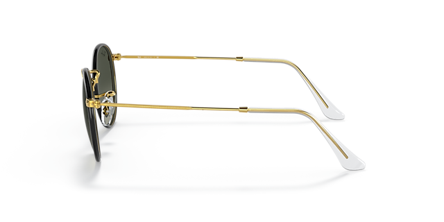 RB3447JM Schwarz auf Gold MetallSunglass Frames von B24, Seitenansicht