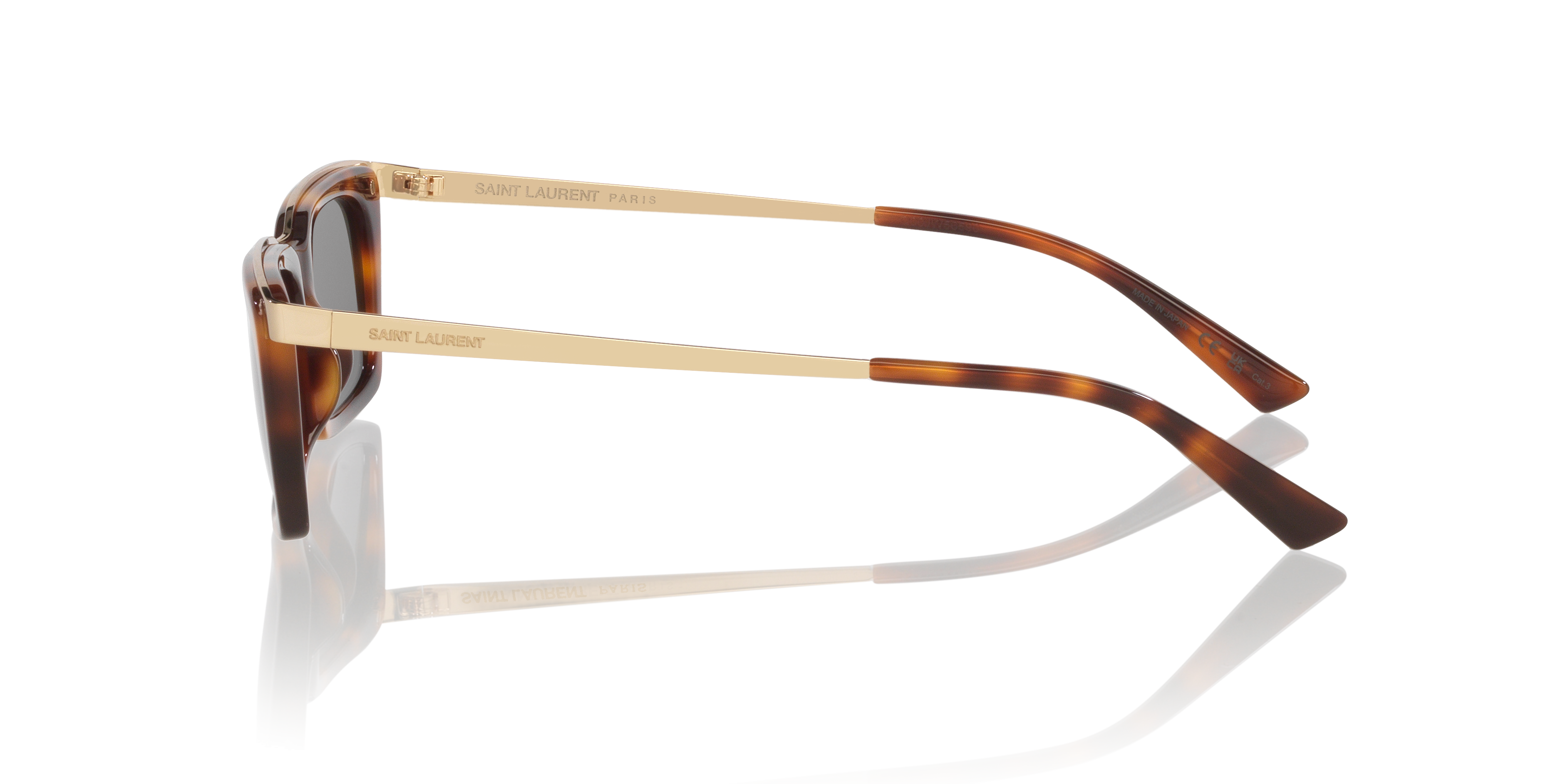 SL 766 Tortoise AcetaatSunglass Frames van B24, Zijaanzicht