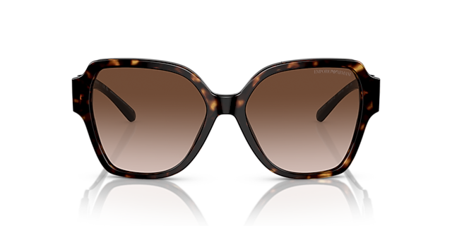 EA4202 Glänzendes Havanna AcetatSunglass Frames von B24, Vorderansicht