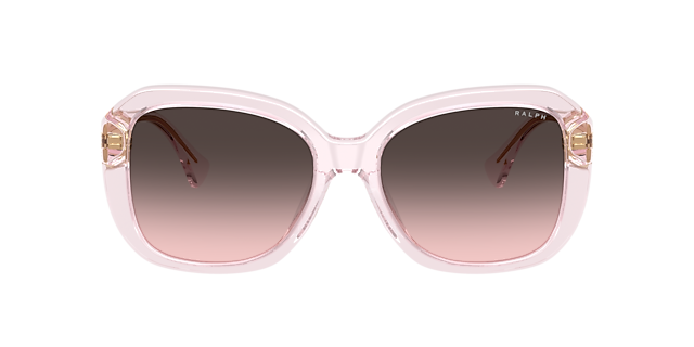 RA5321U Transparant Roze AcetaatSunglass Frames van B24, met getinte lenzen