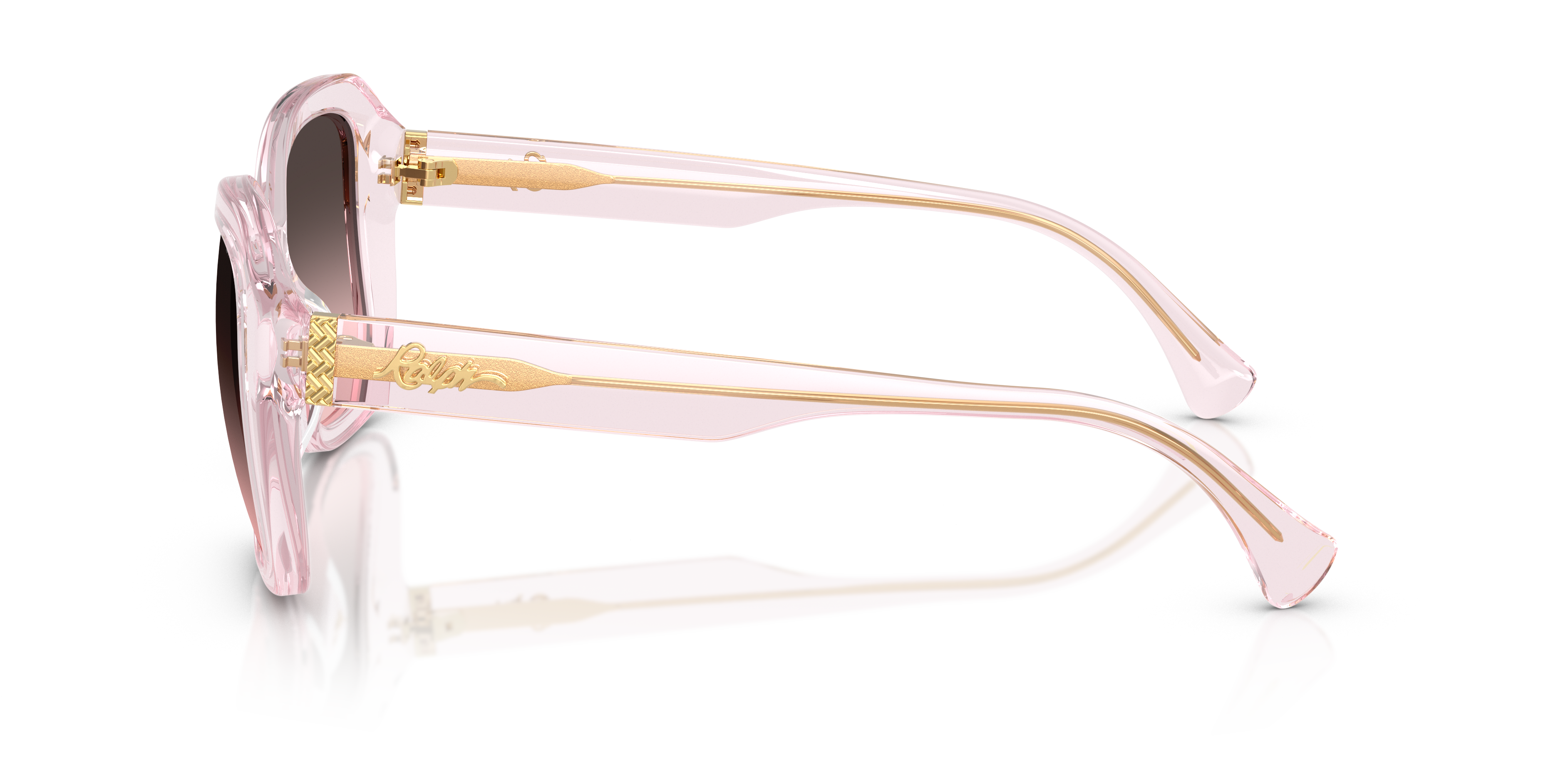 RA5321U Pink transparent AcetatSunglass Frames von B24, Seitenansicht