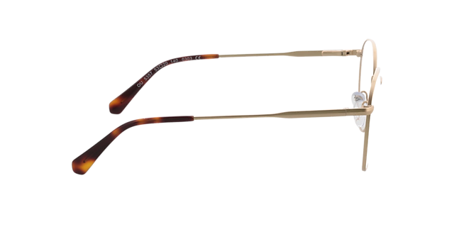 Lyon Matgoud  &  Havana MetaalEyeglass Frames van B24, Zijaanzicht