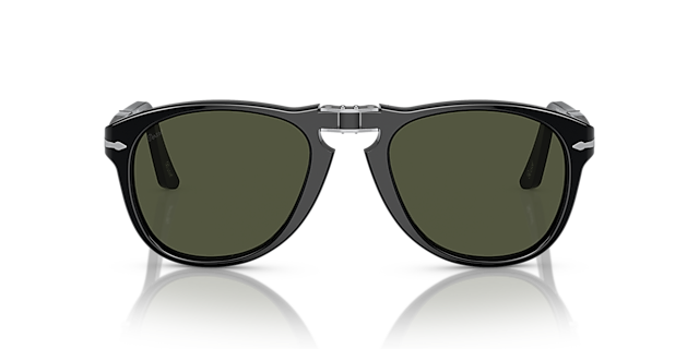 PO0714 Schwarz AcetatSunglass Frames von B24, Vorderansicht