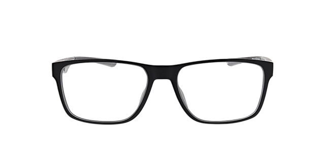 Colorado Matzwart KunststofEyeglass Frames van B24, Vooraanzicht