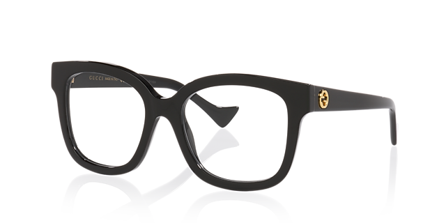 GG1258O Schwarz AcetatEyeglass Frames von B24, Dreiviertelansicht