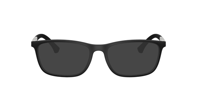 EA3069 Rubber zwart KunststofEyeglass Frames van B24, met getinte lenzen