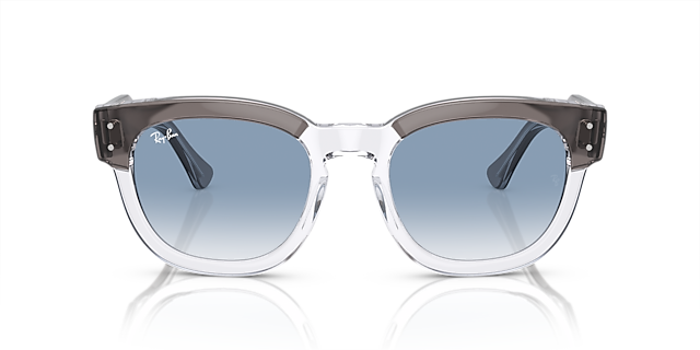 RB0298S Grijs op transparant KunststofSunglass Frames van B24, Vooraanzicht