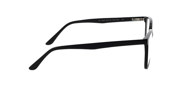Rosy Zwart AcetaatEyeglass Frames van B24, Zijaanzicht