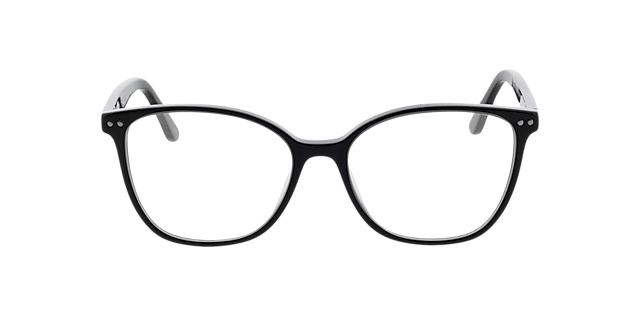 Rosy Zwart AcetaatEyeglass Frames van B24, Vooraanzicht