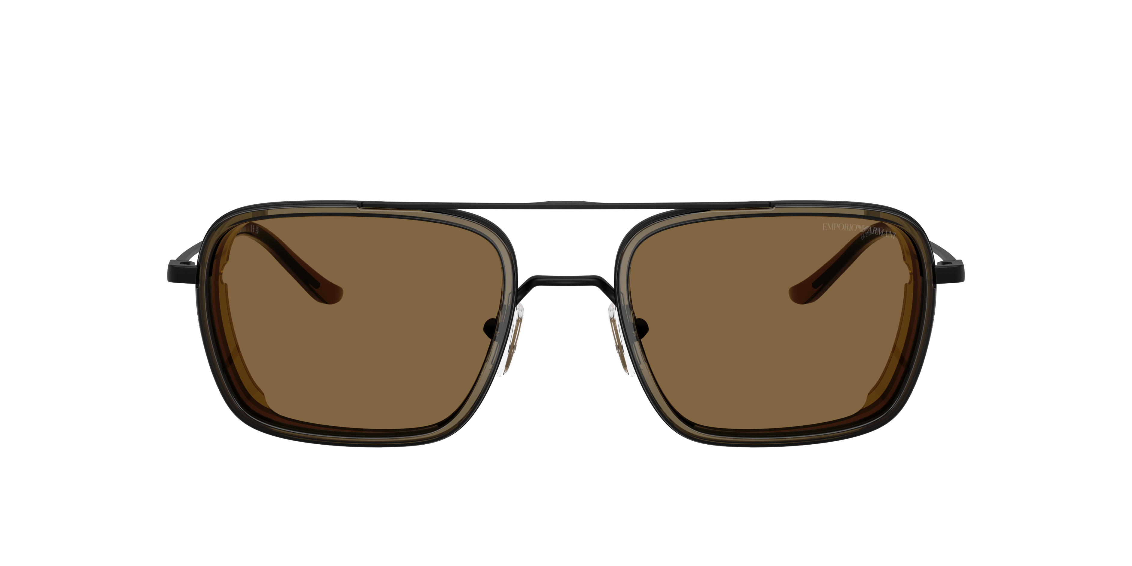 EA2162 Matzwart MetaalSunglass Frames van B24, met getinte lenzen