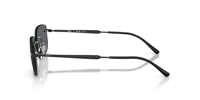 RB3768 Schwarz MetallSunglass Frames von B24, Seitenansicht