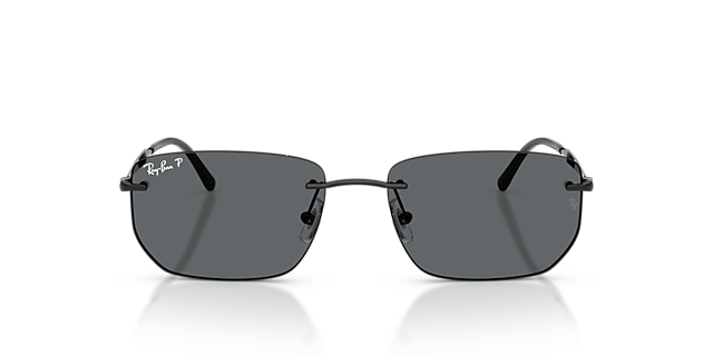 RB3768 Schwarz MetallSunglass Frames von B24, Vorderansicht