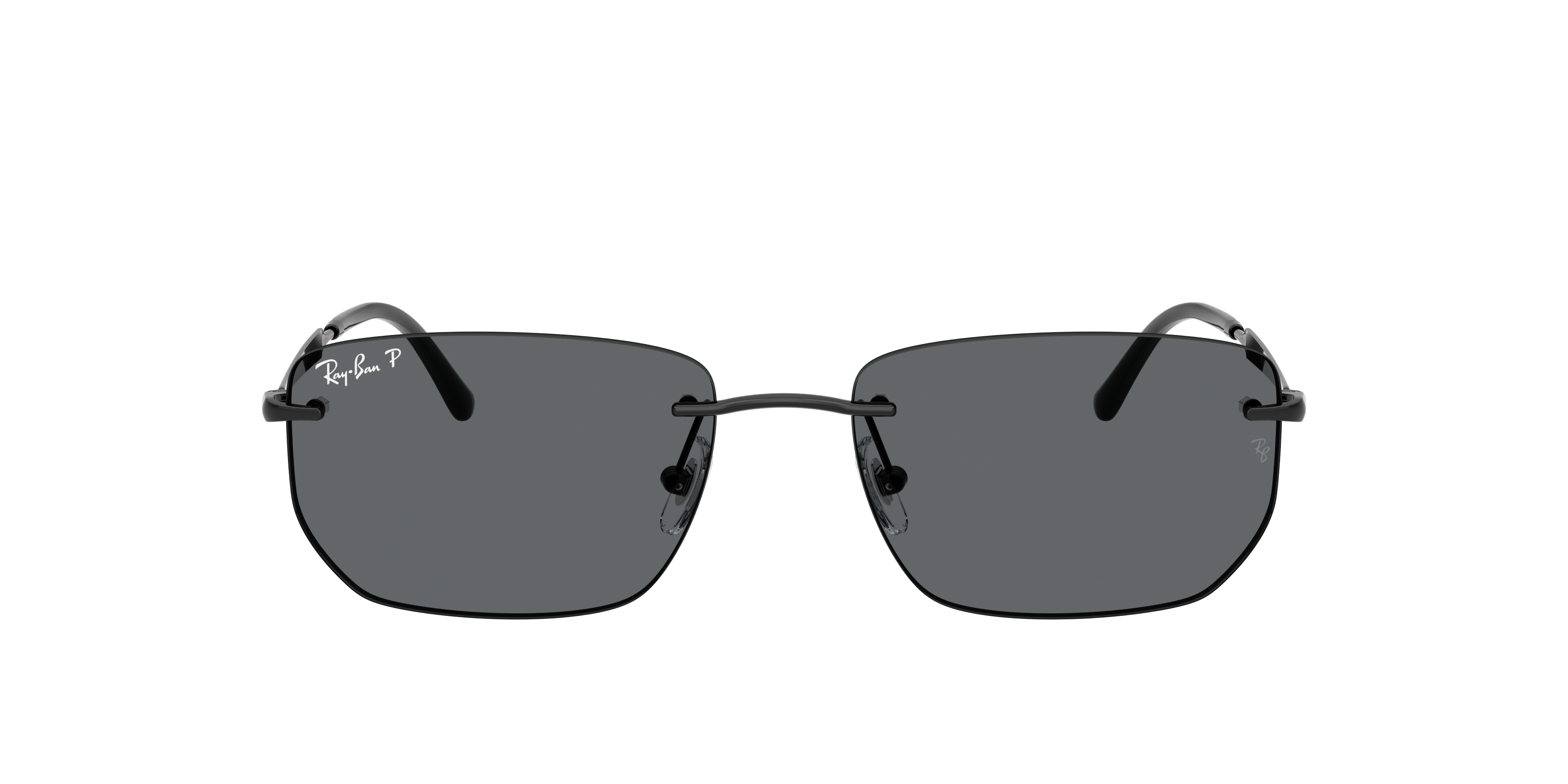 RB3768 Schwarz MetallSunglass Frames von B24, mit getönten Gläsern
