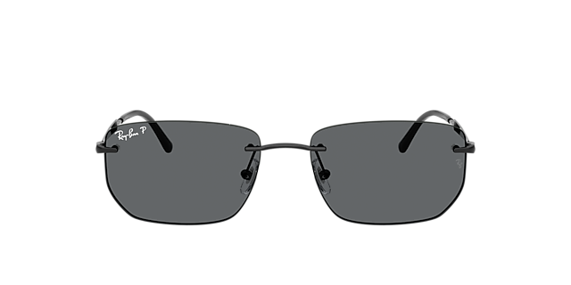 RB3768 Schwarz MetallSunglass Frames von B24, mit getönten Gläsern