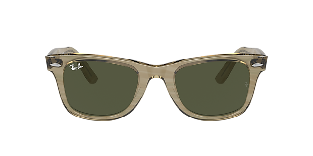 Original Wayfarer Change Grau gestreift Selbsttönend AcetatSunglass Frames von B24, mit getönten Gläsern