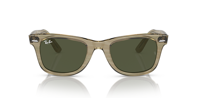 Original Wayfarer Change Grau gestreift Selbsttönend AcetatSunglass Frames von B24, Vorderansicht