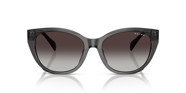 RA5324U Shiny Transparent Black AcetaatSunglass Frames van B24, Vooraanzicht