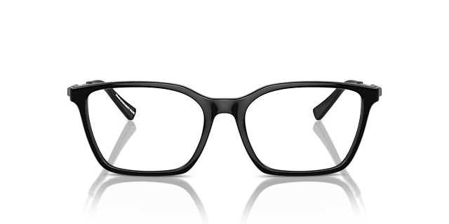 AX3113 Schwarz glänzend KunststoffEyeglass Frames von B24, Vorderansicht