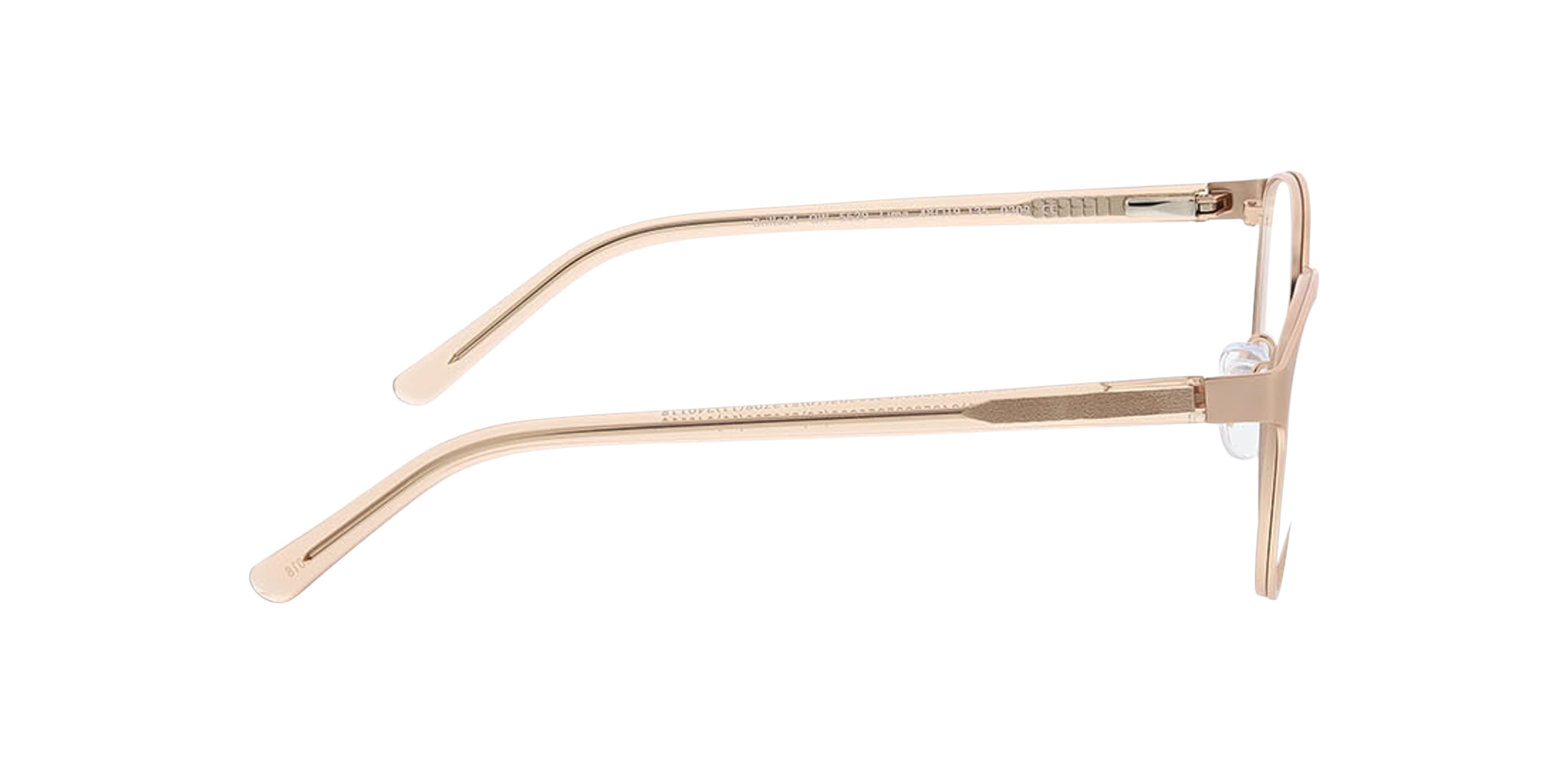 Lima Matt Pink Gold MetallEyeglass Frames von B24, Seitenansicht