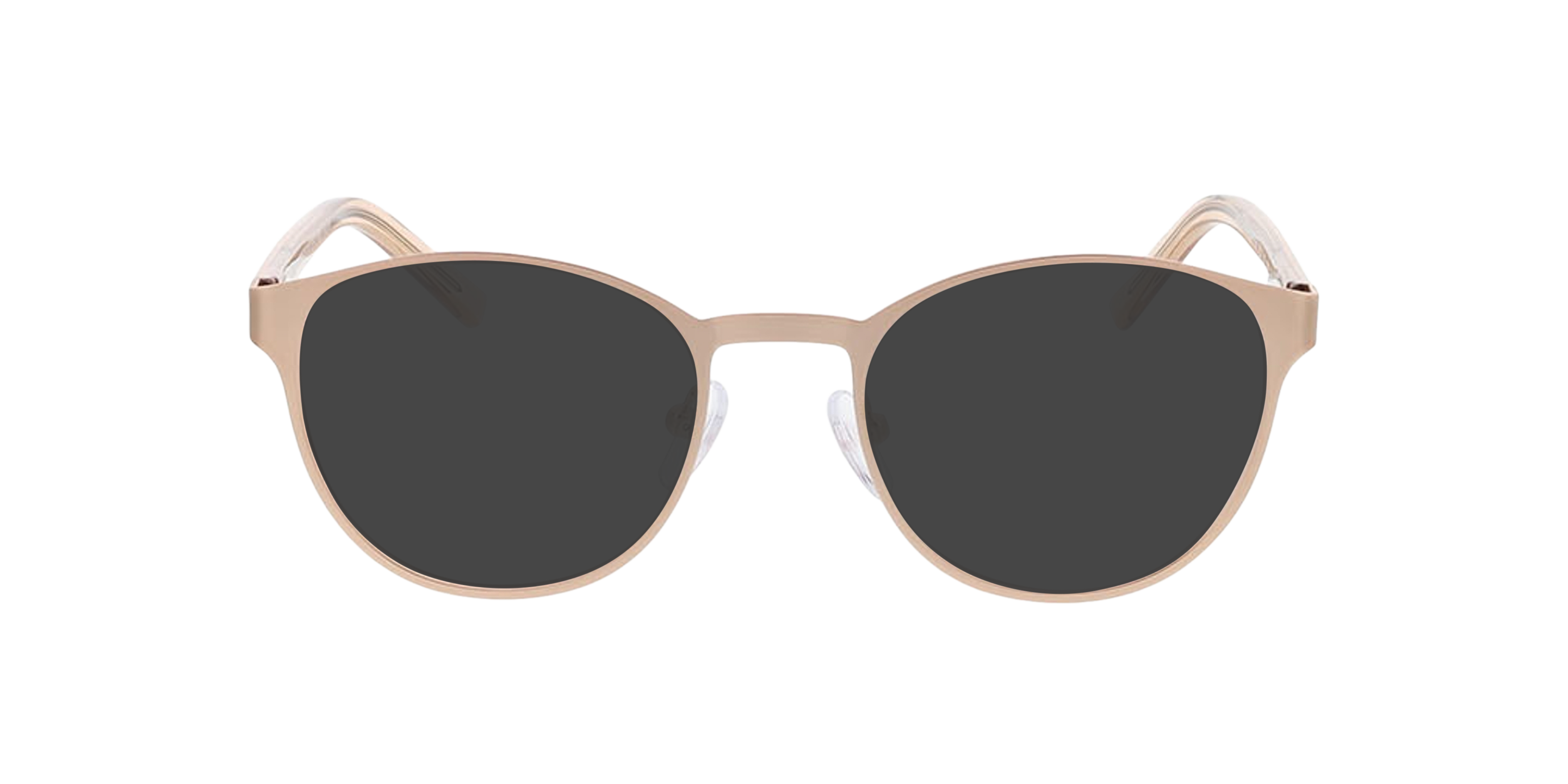 Lima Matt Pink Gold MetallEyeglass Frames von B24, mit getönten Gläsern