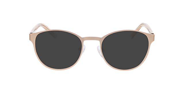 Lima Mat roze goud MetaalEyeglass Frames van B24, met getinte lenzen