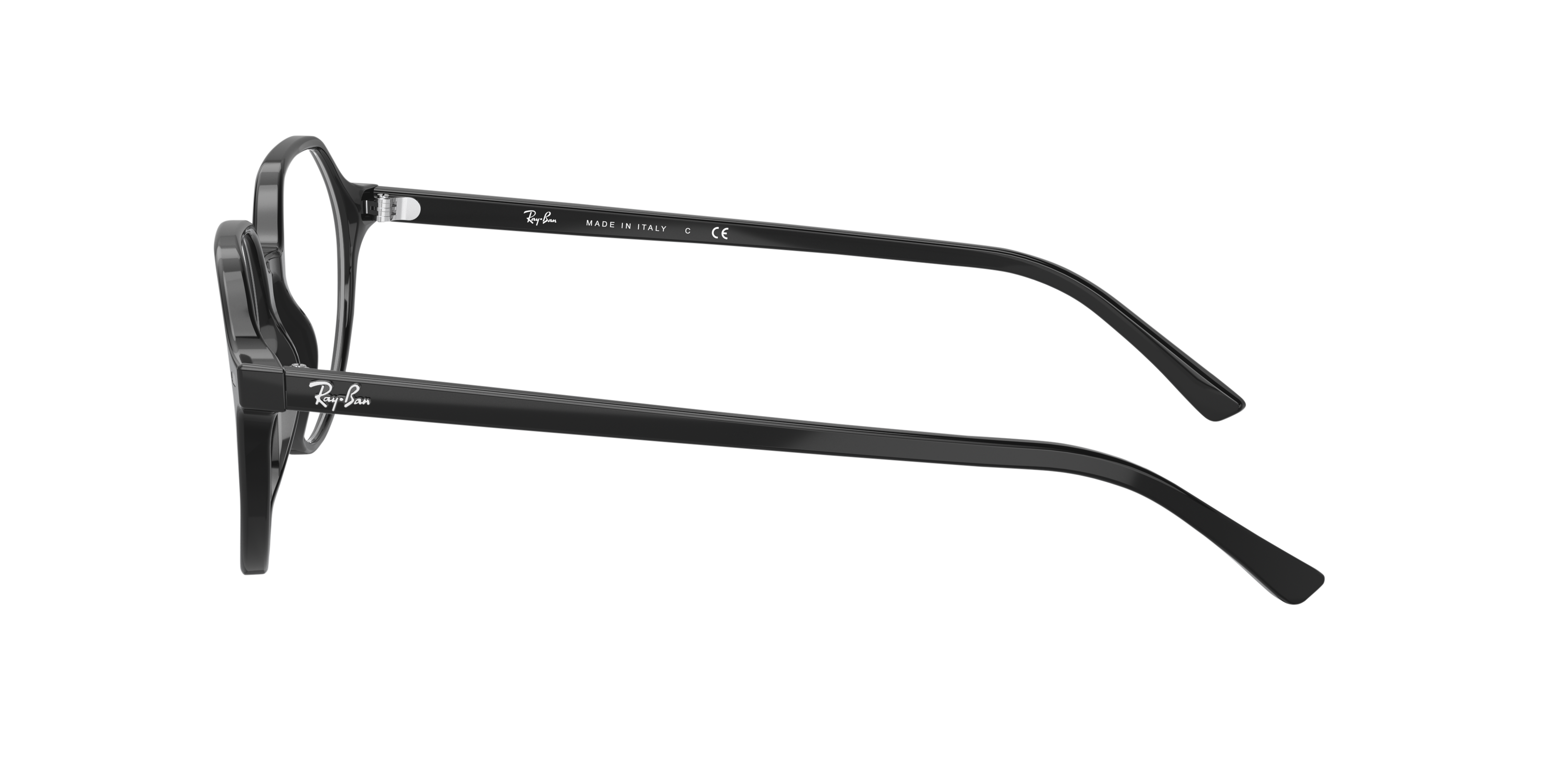 RB5395 Zwart AcetaatEyeglass Frames van B24, Zijaanzicht