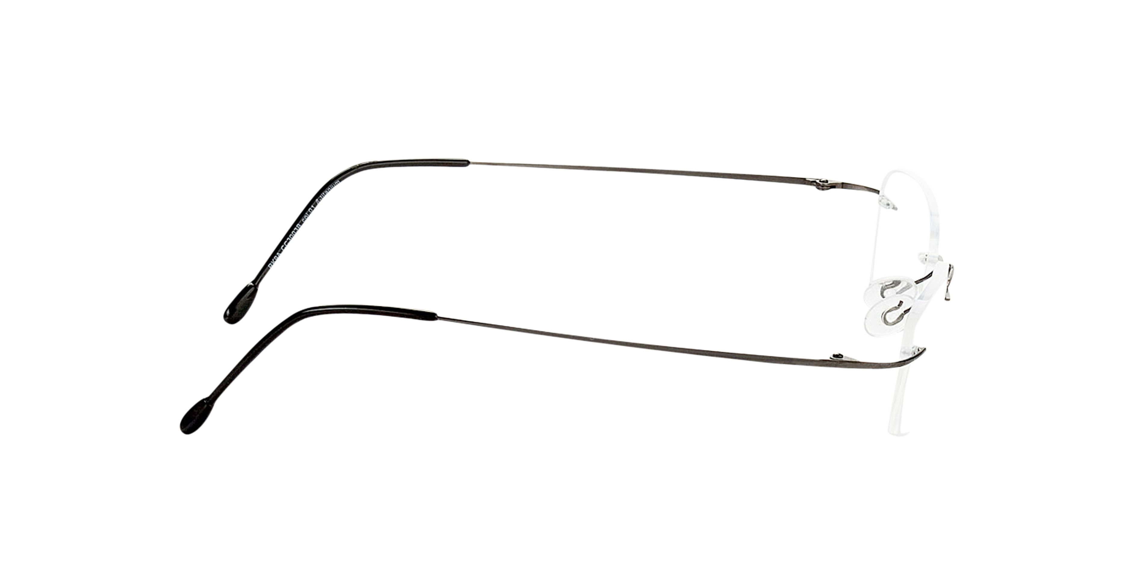 Davos Antraciet TitaanEyeglass Frames van B24, Zijaanzicht