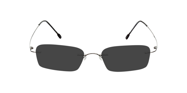 Davos Anthrazitgrau TitanEyeglass Frames von B24, mit getönten Gläsern