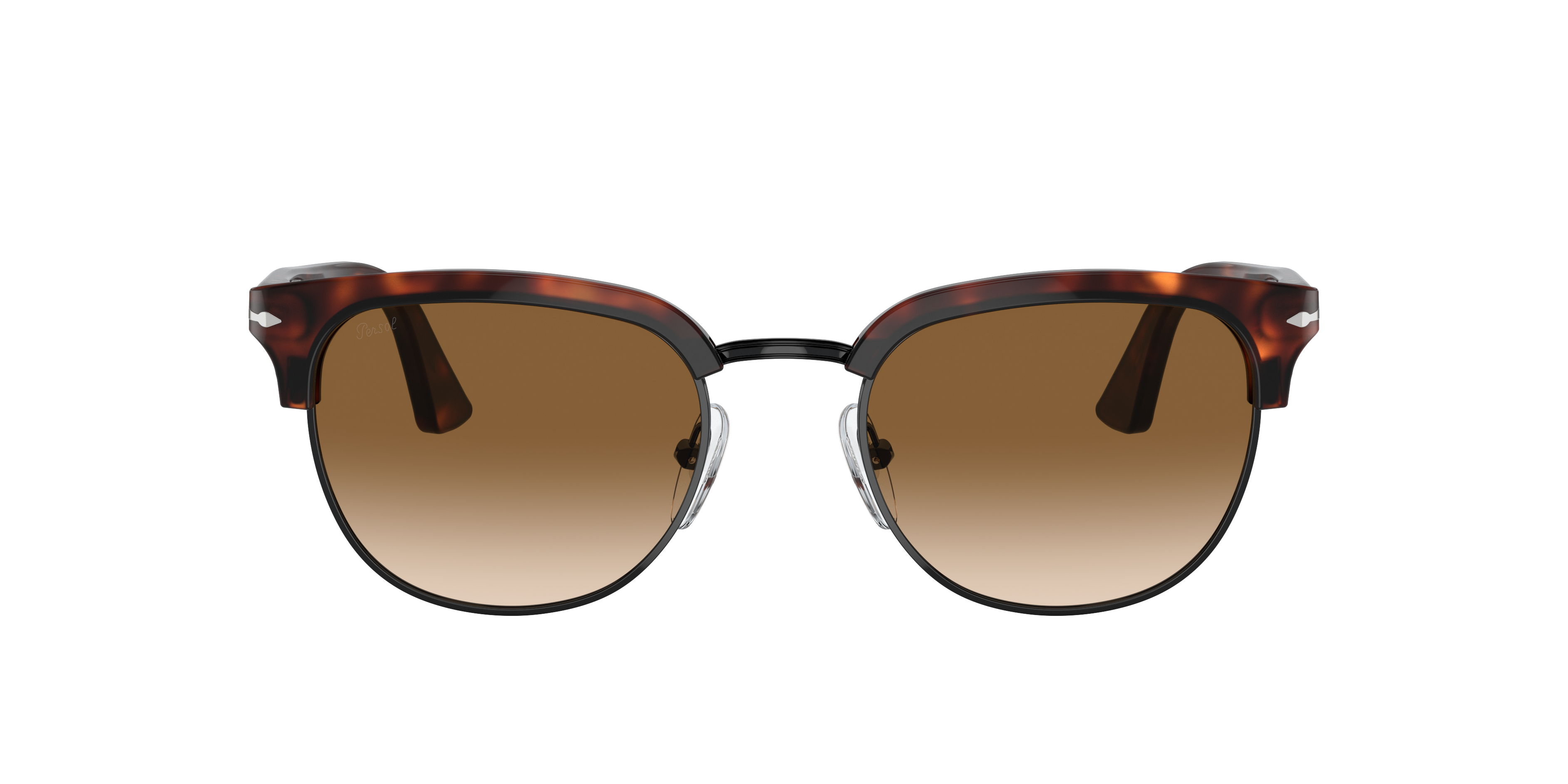 PO3105S Braun Tortoise Schwarz AcetatSunglass Frames von B24, mit getönten Gläsern